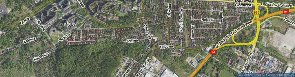 Zdjęcie satelitarne Starościńska ul.